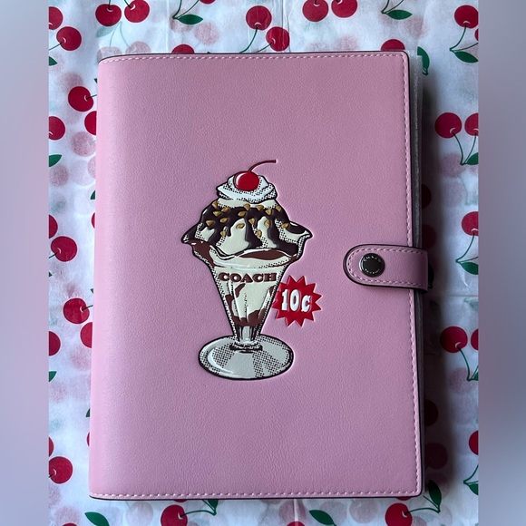 🍨🍒🍨 COACH NOTEBOOK WITH BOARDWALK GRAPHIC 🍨🍒🍨 NWT 🍨🍒🍨 - Picture 11 of 16